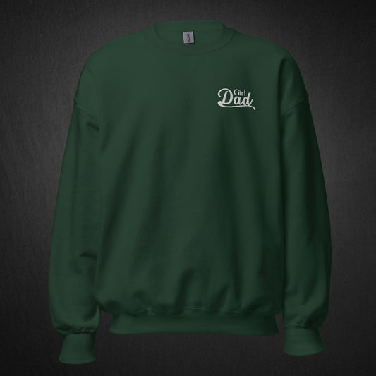 Girl Dad Crew Neck - Sweatshirt (Embroidered)