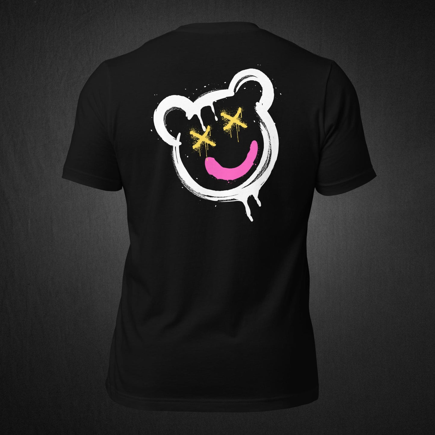 Smiling Bear (Printed on back) - T-shirt