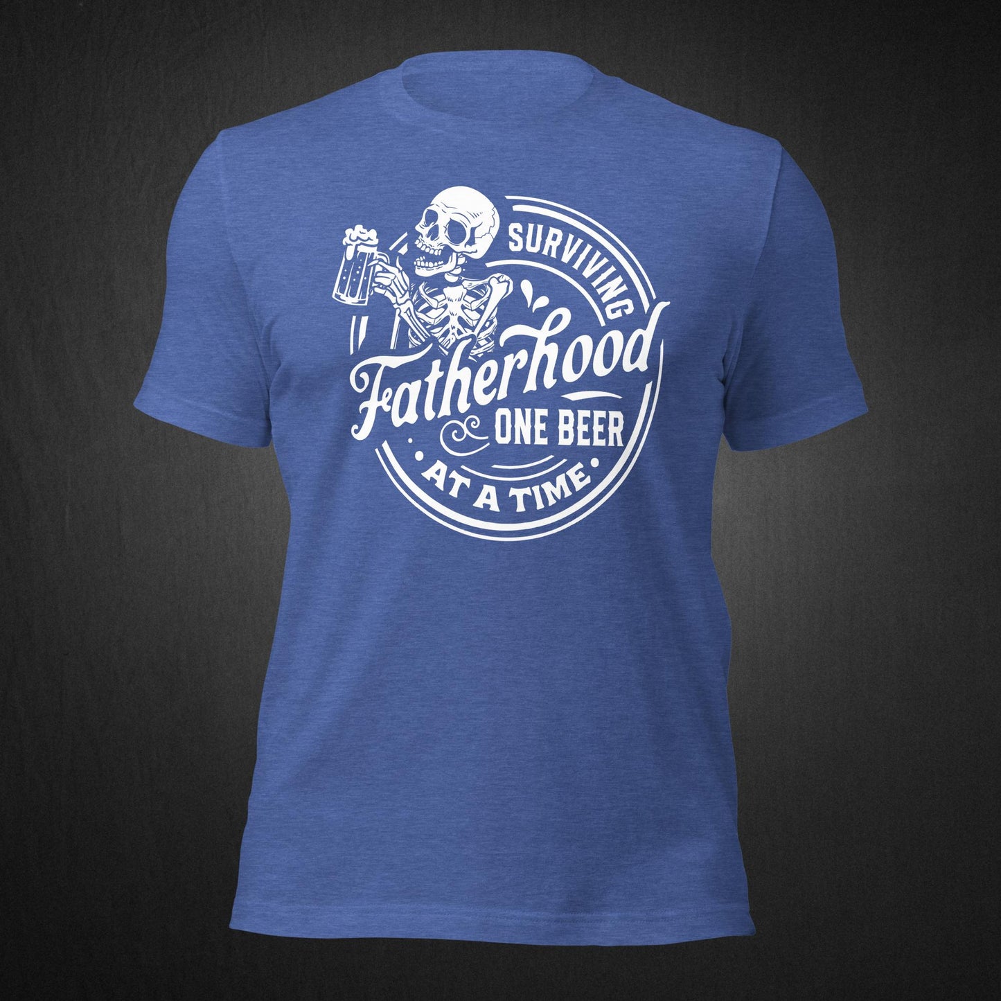 Surviving Fatherhood One Beer at a Time Skeleton - T-shirt