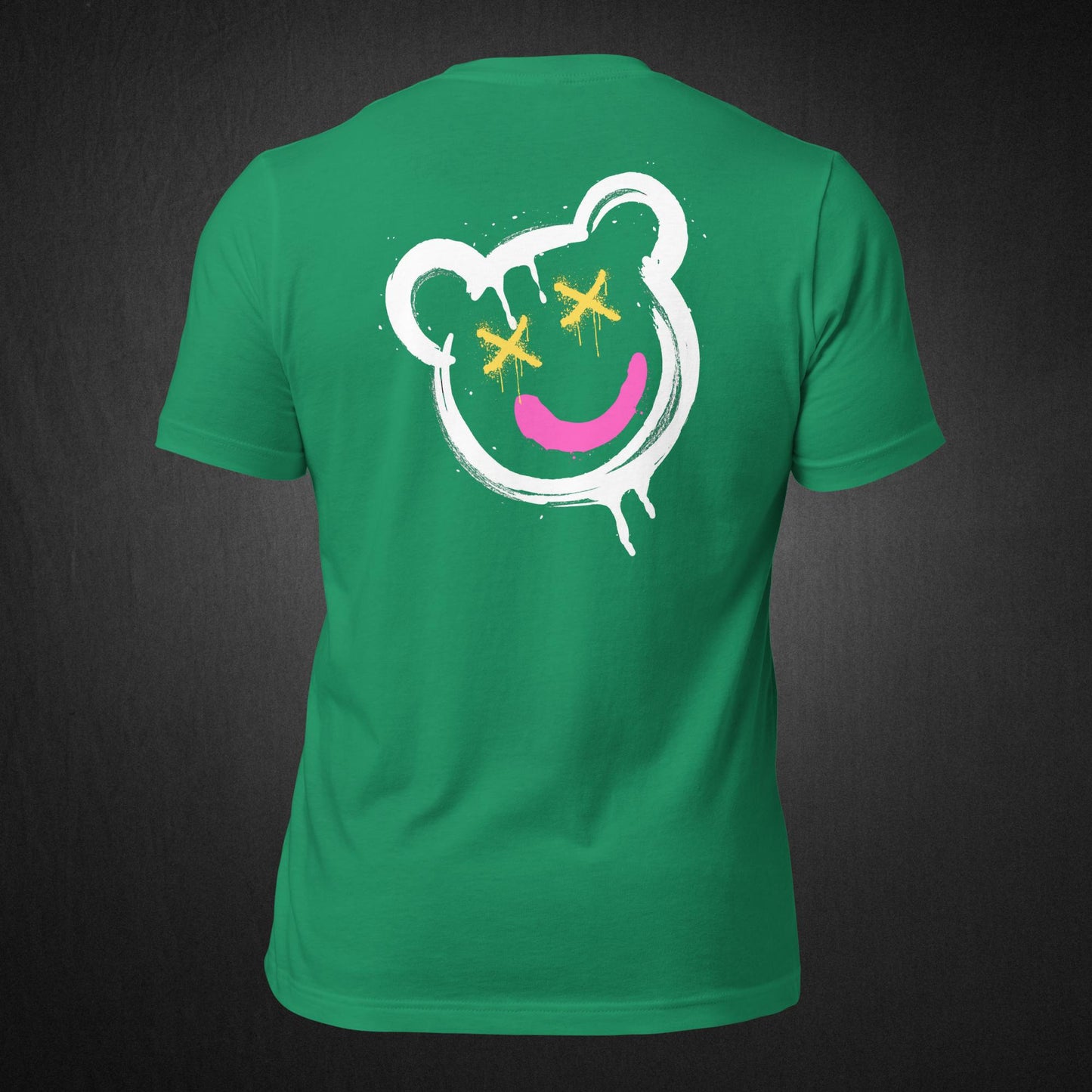 Smiling Bear (Printed on back) - T-shirt