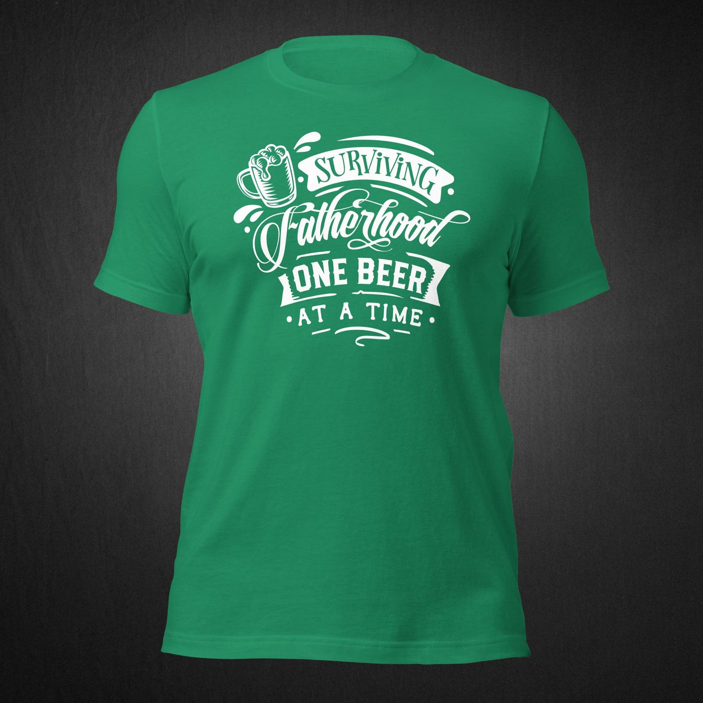 Surviving Fatherhood one beer at a time - T-shirt