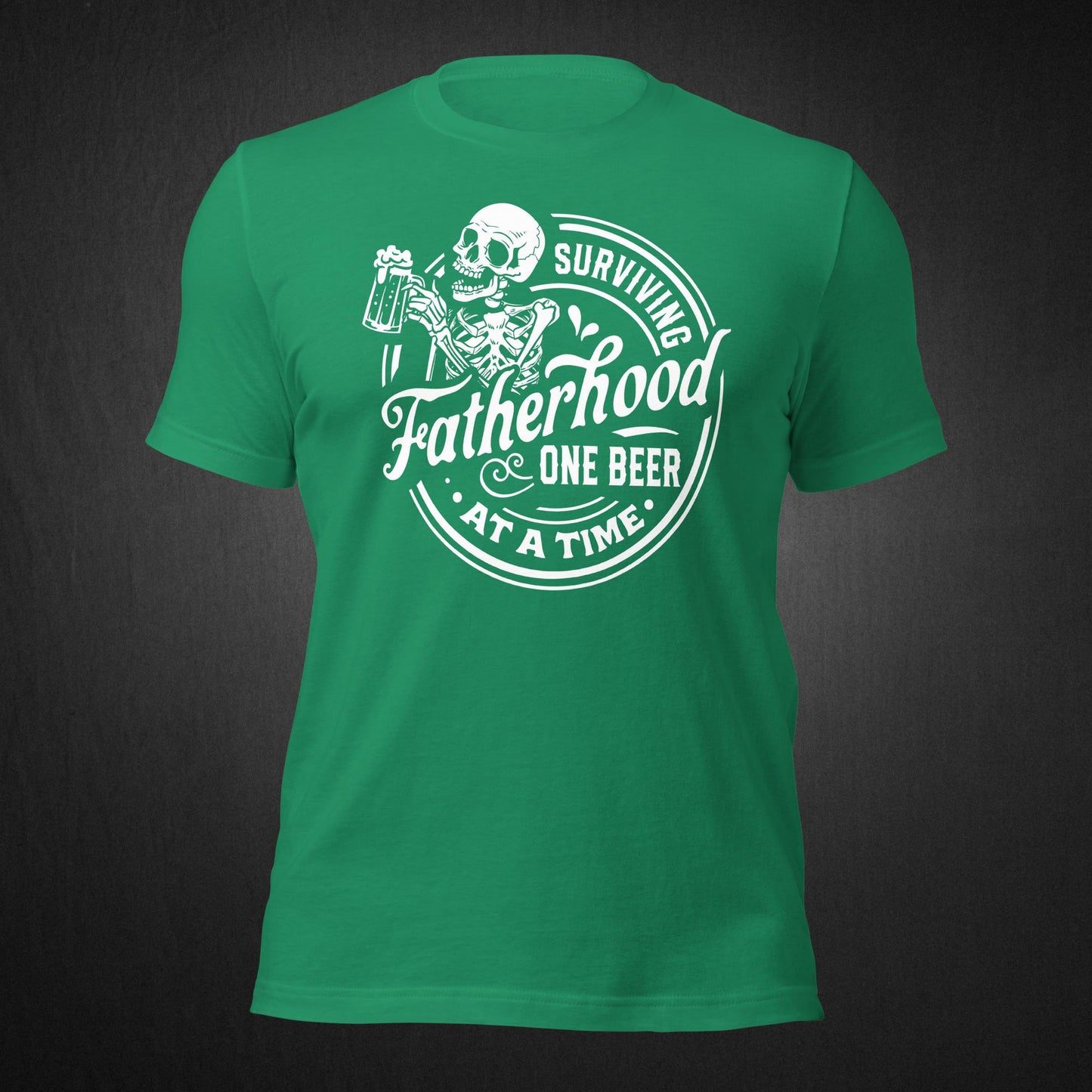 Surviving Fatherhood One Beer at a Time Skeleton - T-shirt