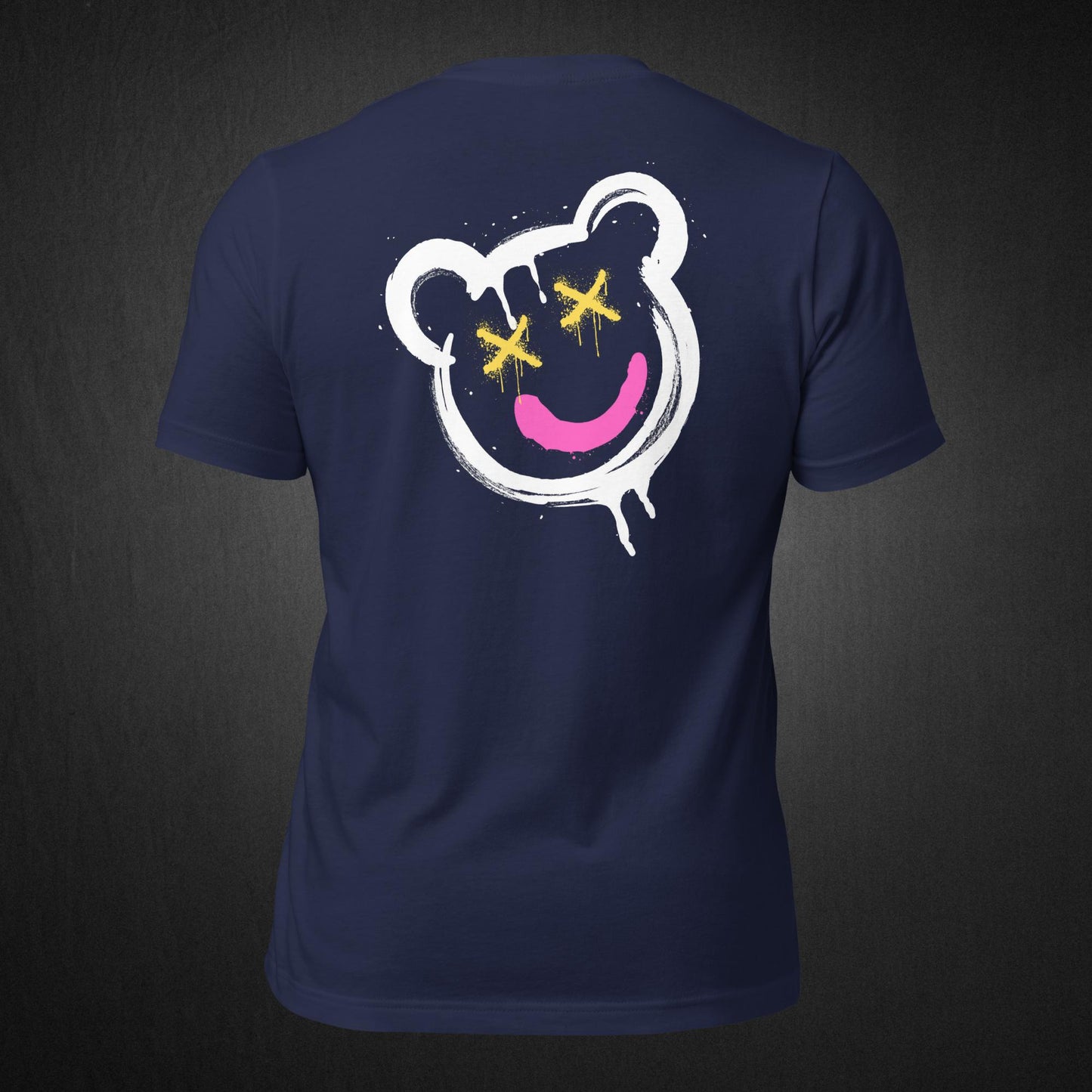 Smiling Bear (Printed on back) - T-shirt