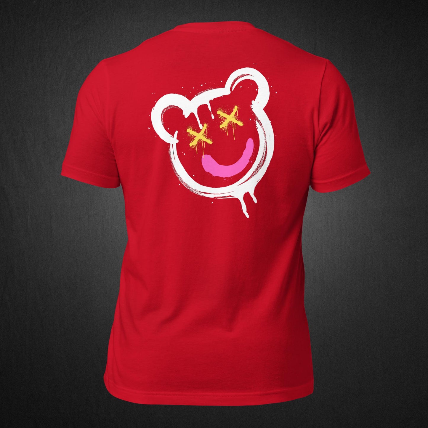 Smiling Bear (Printed on back) - T-shirt