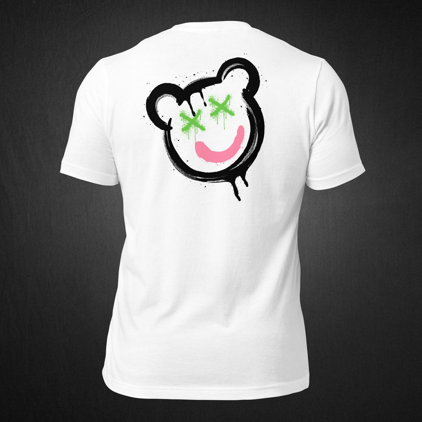 Smiling Bear (Printed on back) - T-shirt